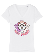 Atitudine de pisica Tricou mânecă scurtă guler V Damă Evoker