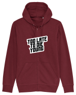 To late to die young Hanorac cu fermoar Unisex Connector