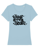Wings of Death - grunge black Tricou mânecă scurtă guler larg fitted Damă Expresser