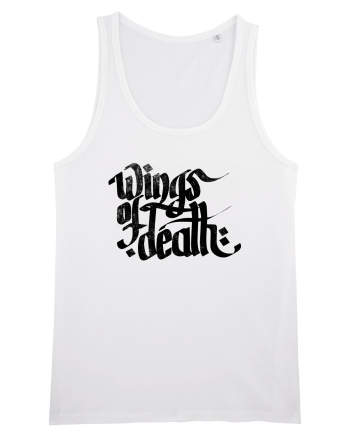 Wings of Death - grunge black White