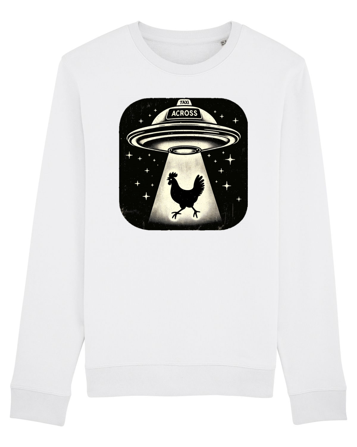 Bluză mânecă lungă Unisex Rise White