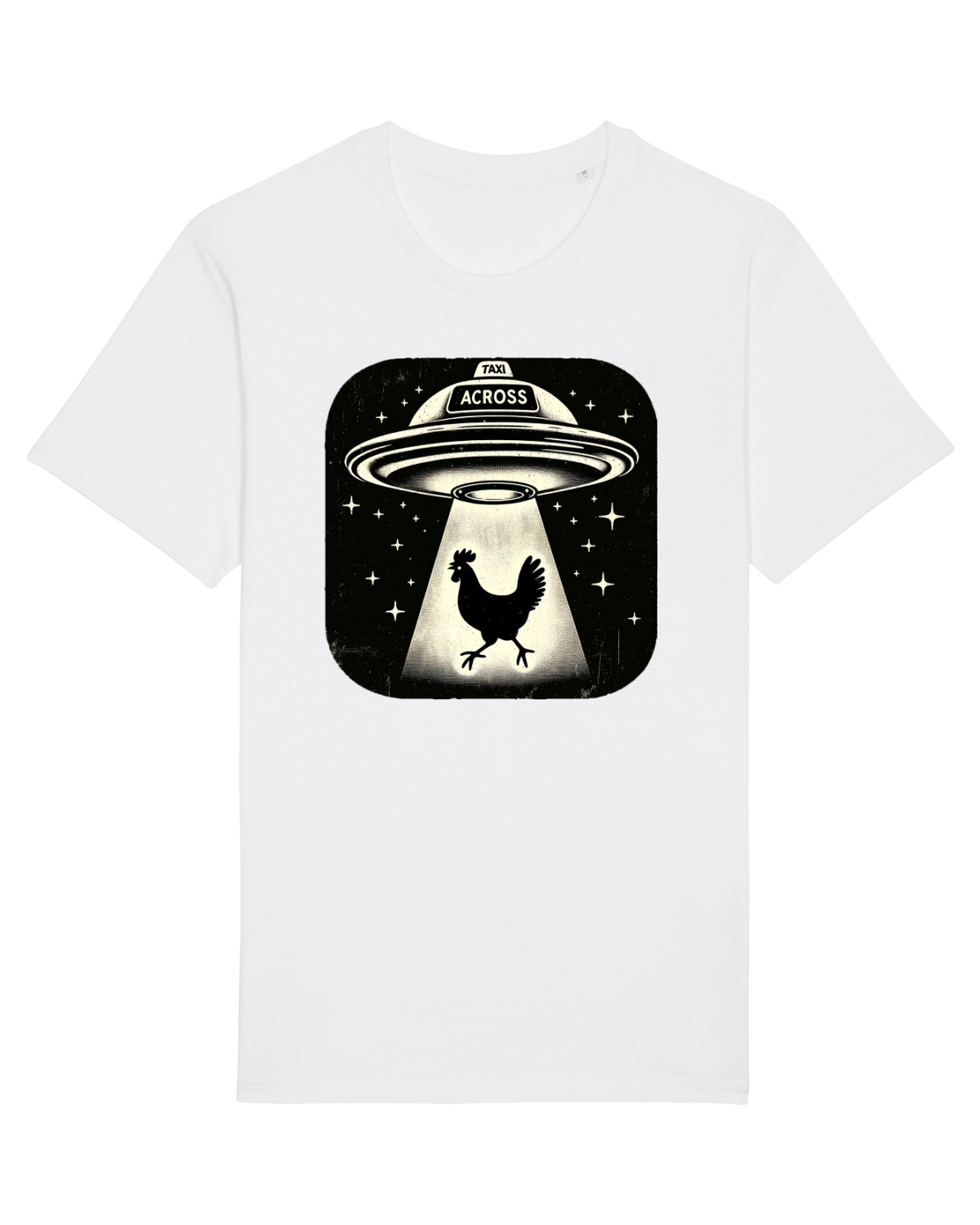 Tricou mânecă scurtă Unisex Rocker White