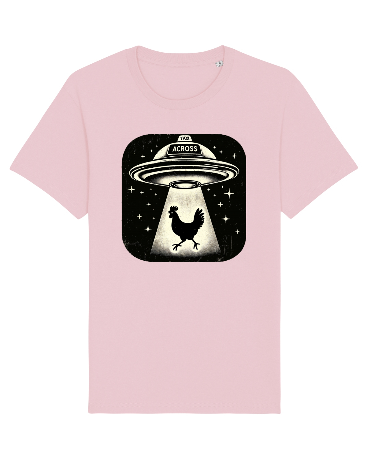 Tricou mânecă scurtă Unisex Rocker Cotton Pink