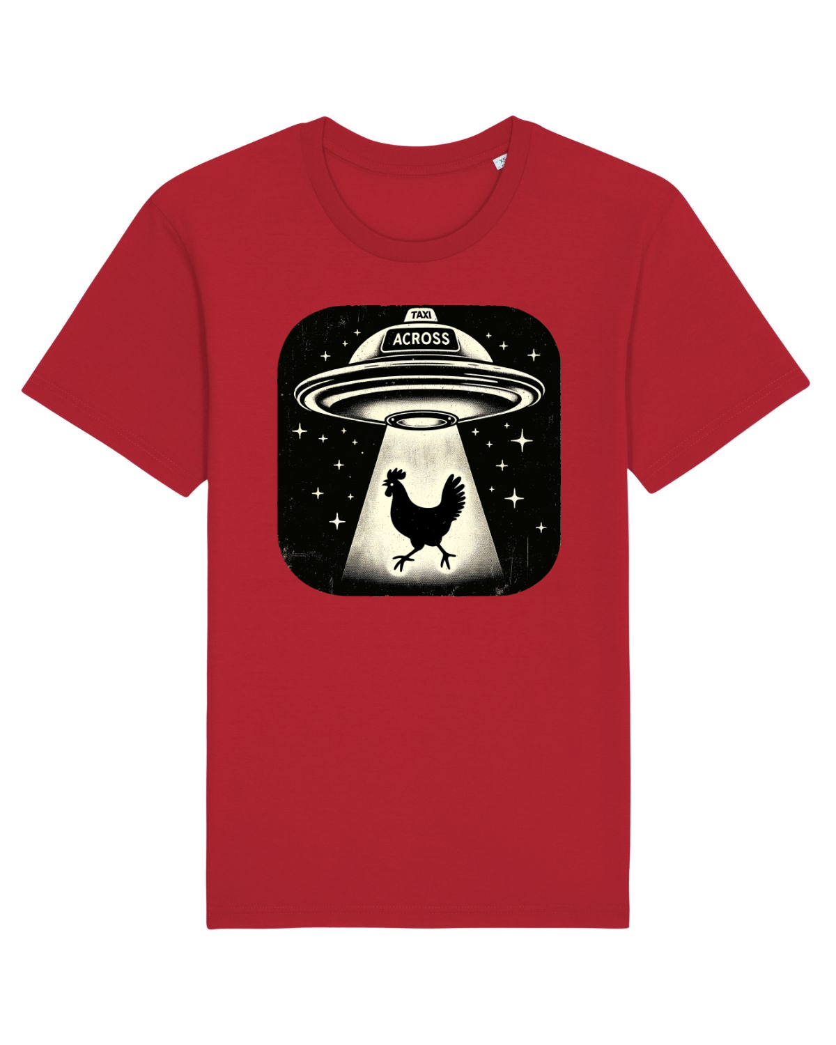 Tricou mânecă scurtă Unisex Rocker Red