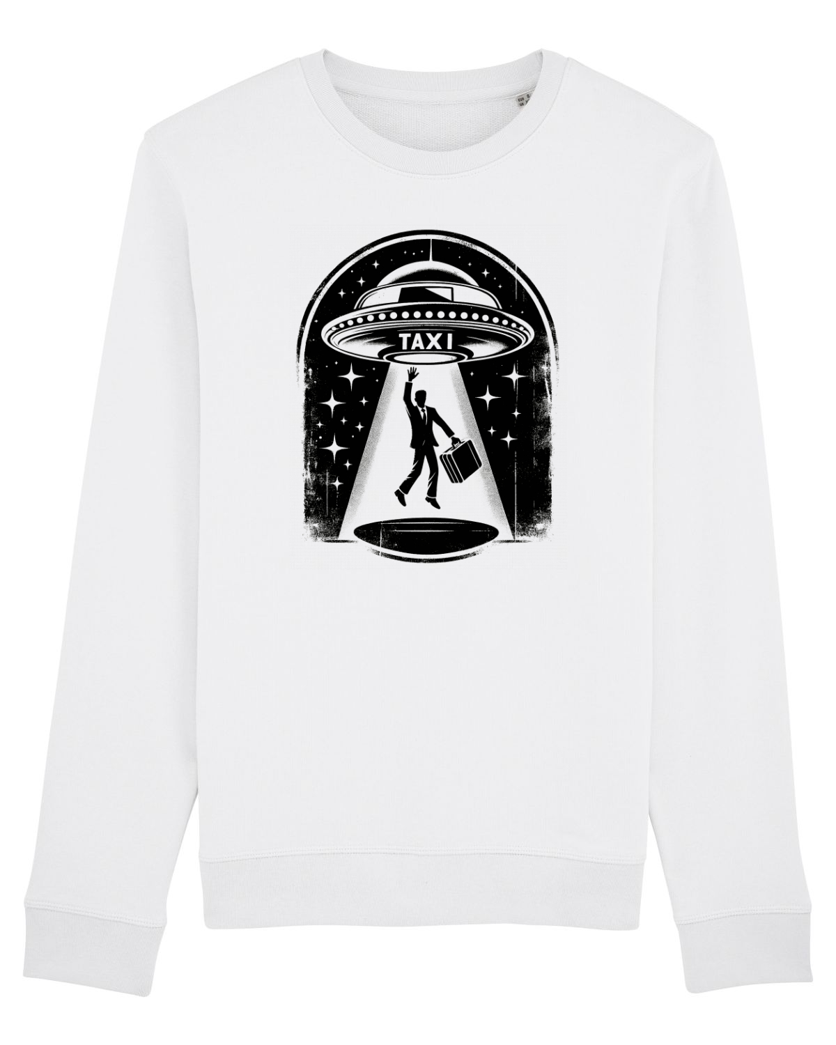 Bluză mânecă lungă Unisex Rise White