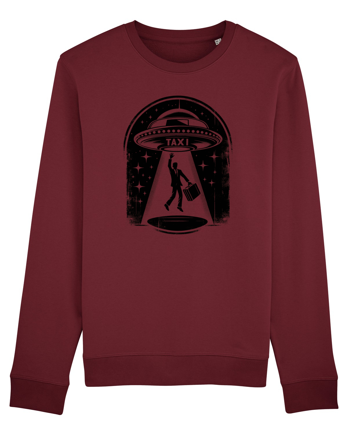 Bluză mânecă lungă Unisex Rise Burgundy