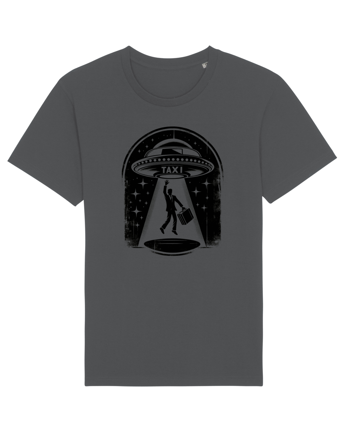 Tricou mânecă scurtă Unisex Rocker Anthracite