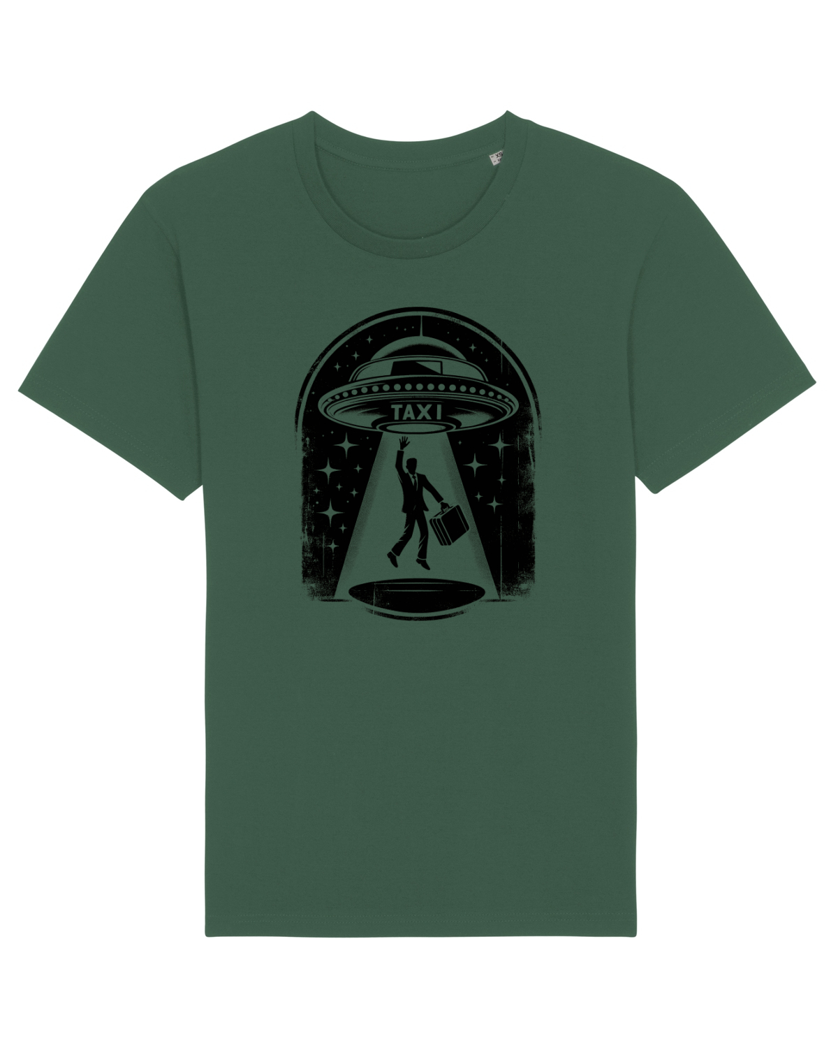 Tricou mânecă scurtă Unisex Rocker Bottle Green