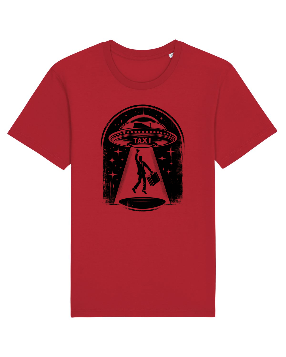 Tricou mânecă scurtă Unisex Rocker Red