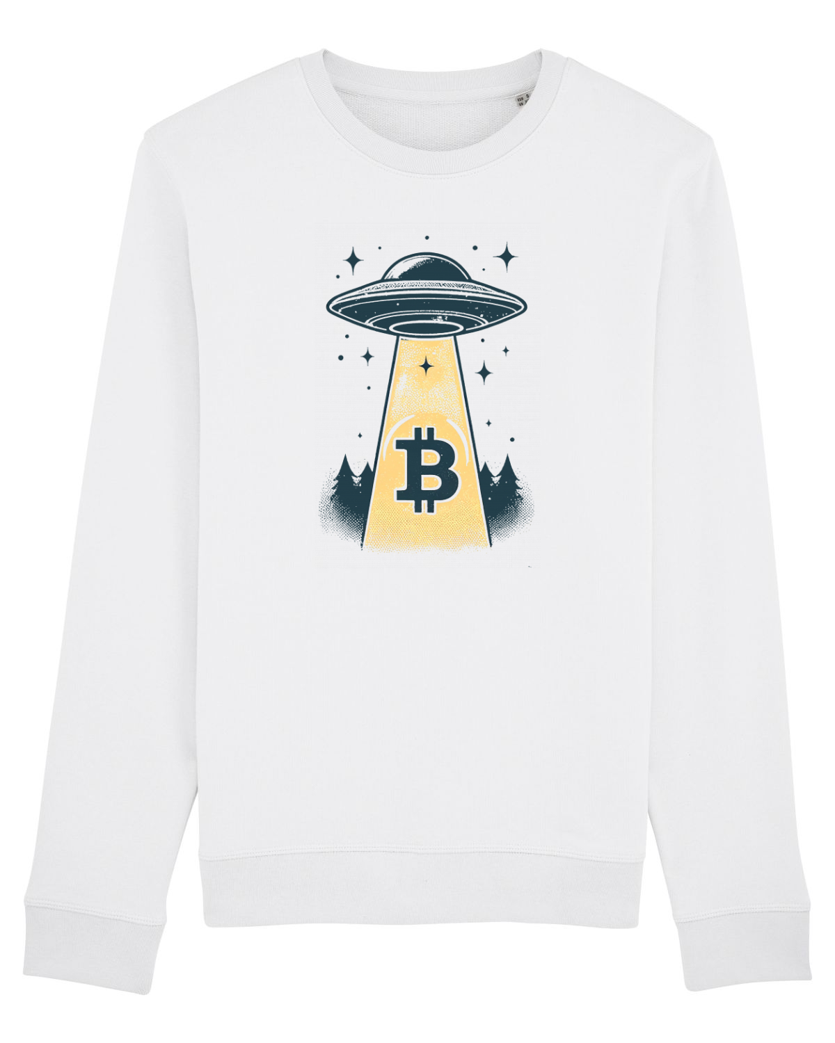 Bluză mânecă lungă Unisex Rise White