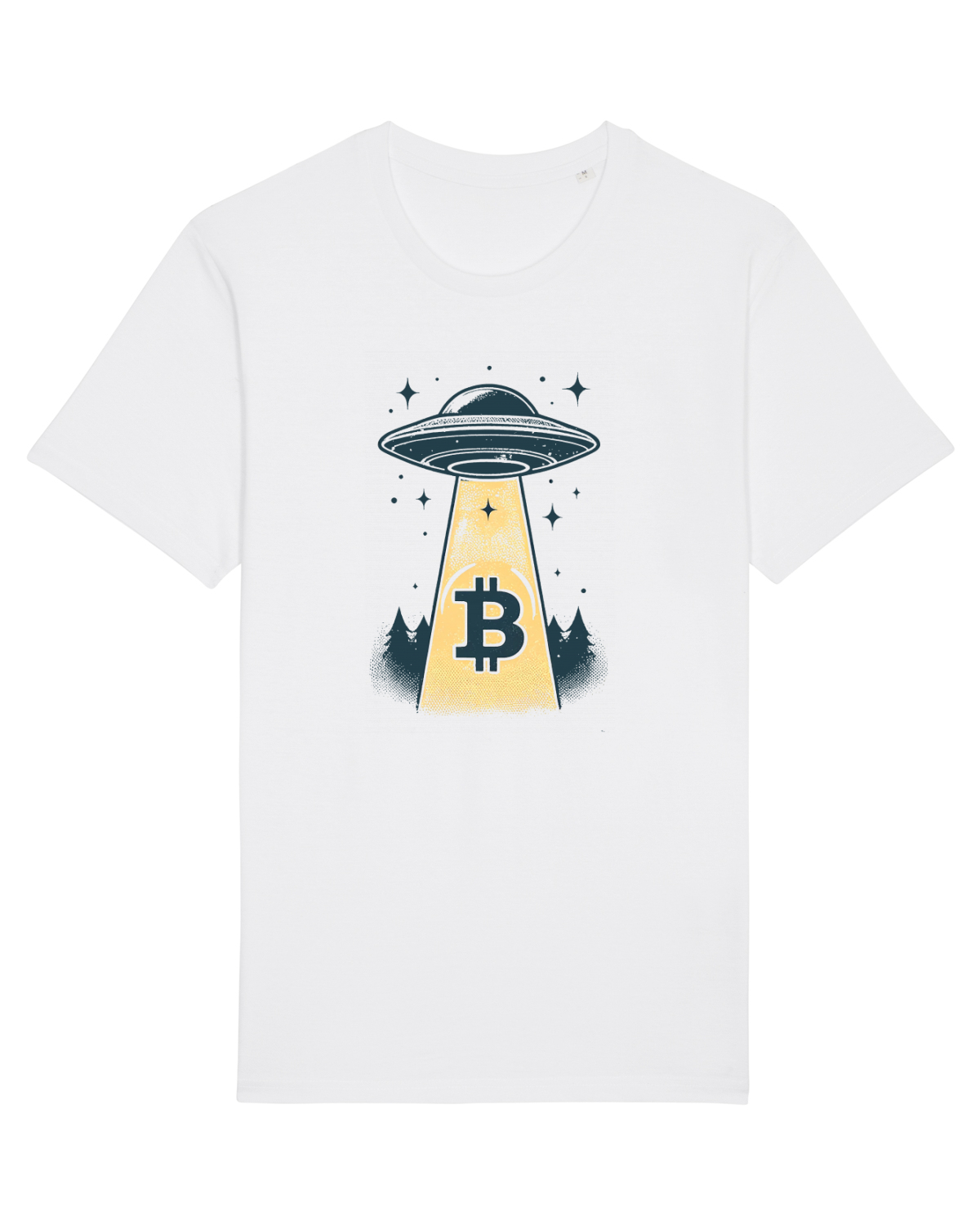 Tricou mânecă scurtă Unisex Rocker White