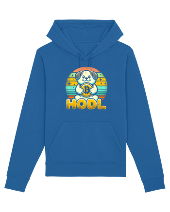 HODL crypto retro life Royal Blue
