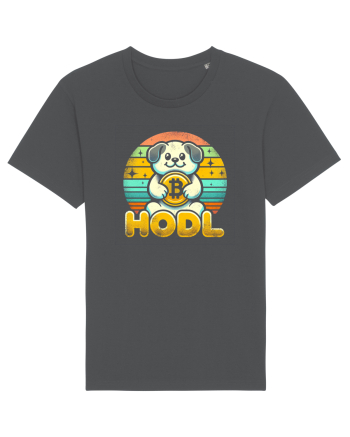 HODL crypto retro life Anthracite