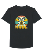 HODL crypto retro life Tricou mânecă scurtă guler larg Bărbat Skater