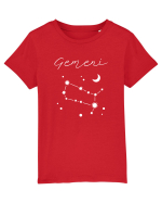 Zodiacal - Constelație Zodia Gemeni Tricou mânecă scurtă  Copii Mini Creator