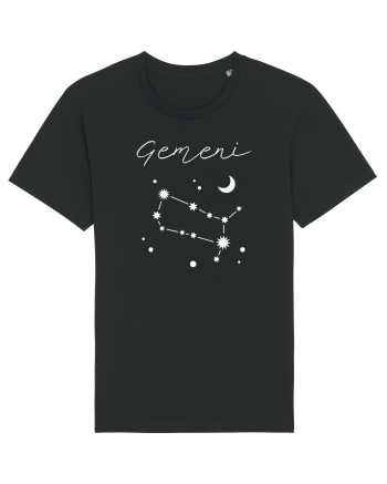 Zodiacal - Constelație Zodia Gemeni Black