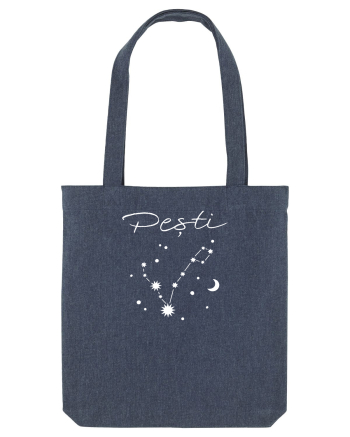 Zodiacal - Constelație Zodia Pești Midnight Blue