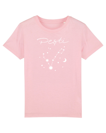 Zodiacal - Constelație Zodia Pești Cotton Pink
