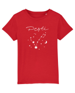 Zodiacal - Constelație Zodia Pești Tricou mânecă scurtă  Copii Mini Creator