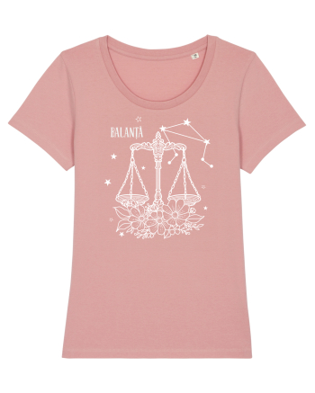 Zodiac Floral - Zodia Balanță - pt culori inchise Canyon Pink