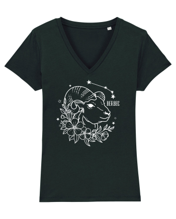 Zodiac Floral - Zodia Berbec - pt culori inchise Black
