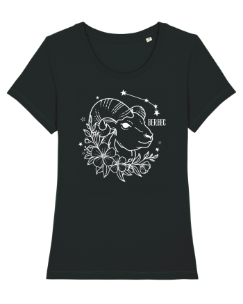 Zodiac Floral - Zodia Berbec - pt culori inchise Black