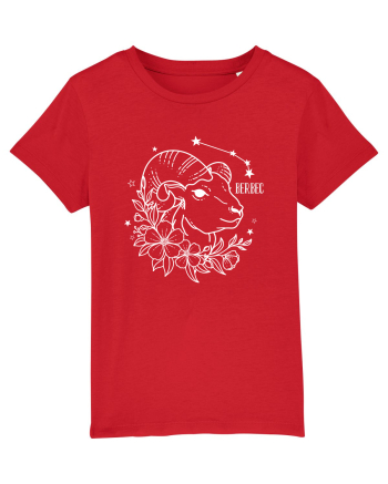 Zodiac Floral - Zodia Berbec - pt culori inchise Red