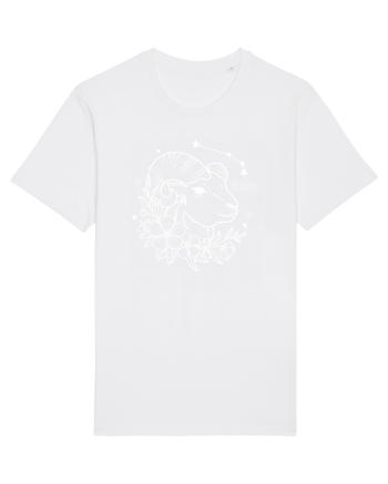 Zodiac Floral - Zodia Berbec - pt culori inchise White