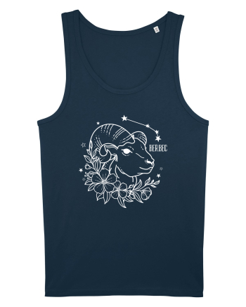 Zodiac Floral - Zodia Berbec - pt culori inchise Navy