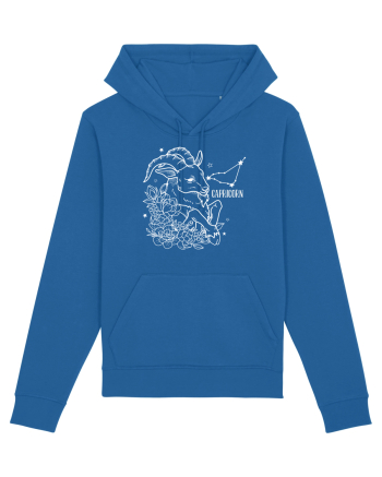 Zodiac Floral - Zodia Capricorn - pt culori inchise Royal Blue