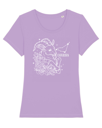 Zodiac Floral - Zodia Capricorn - pt culori inchise Lavender Dawn