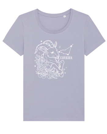 Zodiac Floral - Zodia Capricorn - pt culori inchise Lavender