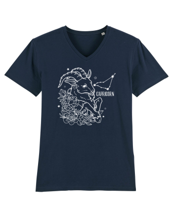 Zodiac Floral - Zodia Capricorn - pt culori inchise French Navy