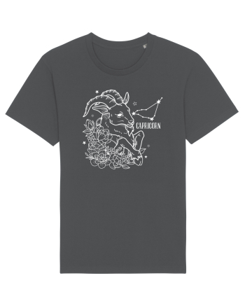 Zodiac Floral - Zodia Capricorn - pt culori inchise Anthracite