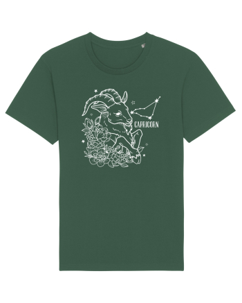 Zodiac Floral - Zodia Capricorn - pt culori inchise Bottle Green