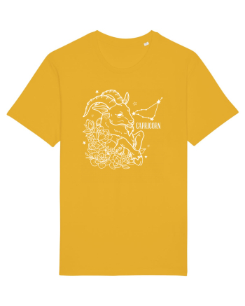 Zodiac Floral - Zodia Capricorn - pt culori inchise Spectra Yellow