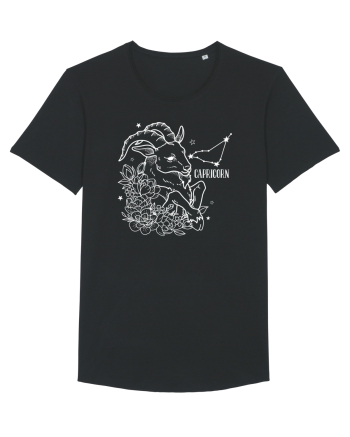 Zodiac Floral - Zodia Capricorn - pt culori inchise Black