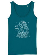 Zodiac Floral - Zodia Fecioară - pt culori inchise Maiou Damă Dreamer