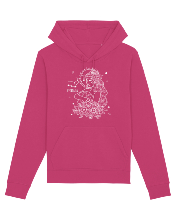 Zodiac Floral - Zodia Fecioară - pt culori inchise Raspberry