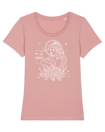 Zodiac Floral - Zodia Fecioară - pt culori inchise Canyon Pink
