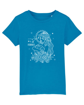 Zodiac Floral - Zodia Fecioară - pt culori inchise Azur