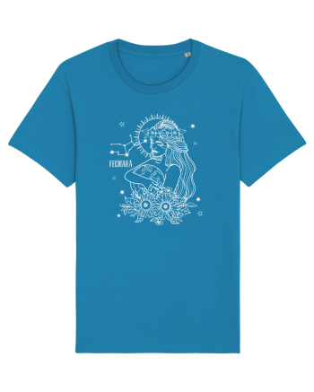 Zodiac Floral - Zodia Fecioară - pt culori inchise Azur