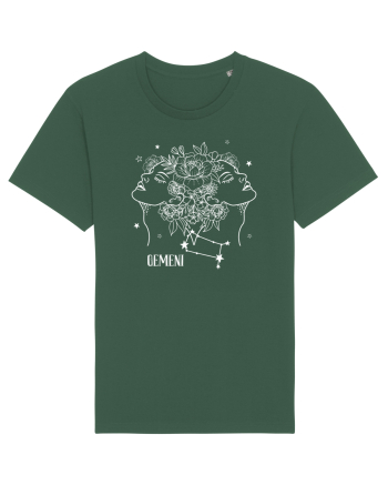 Zodiac Floral - Zodia Gemeni - pt culori inchise Bottle Green