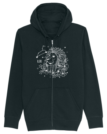 Zodiac Floral - Zodia Leu - pt culori inchise Black