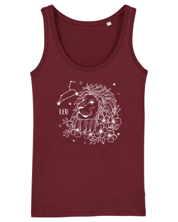 Zodiac Floral - Zodia Leu - pt culori inchise Burgundy
