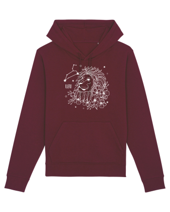 Zodiac Floral - Zodia Leu - pt culori inchise Burgundy