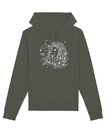Zodiac Floral - Zodia Leu - pt culori inchise Khaki