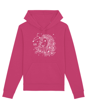 Zodiac Floral - Zodia Leu - pt culori inchise Raspberry