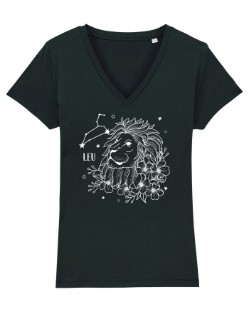 Zodiac Floral - Zodia Leu - pt culori inchise Black
