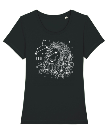 Zodiac Floral - Zodia Leu - pt culori inchise Black